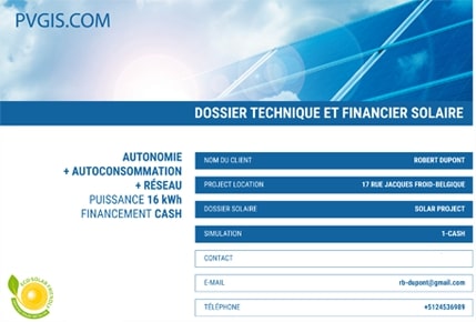 Technical and Financial Solar Project Cover